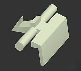 Ручка бардачка ГАЗ-3308