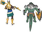 Набір фігурок Насус та Ренектон з гри Ліга легенд League of Legends Nasus and Renekton, фото 7