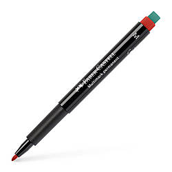 Маркер перманентний Faber-Castell Multimark Permanent, колір червоний M (1,0 мм), 152521