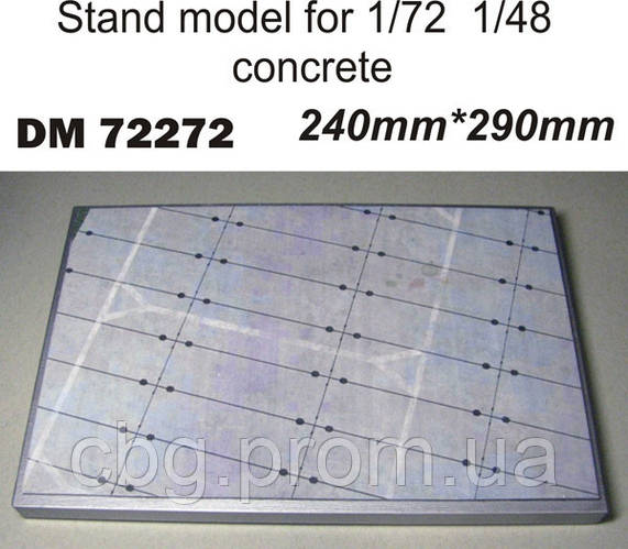 Подставка для моделей авиации. Тема: Стоянка самолета, бетонка ...