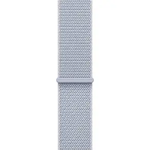Apple Watch Series 10 GPS 46mm Silver Aluminum Case with Blue Cloud Sport Loop MWWN3, фото 4