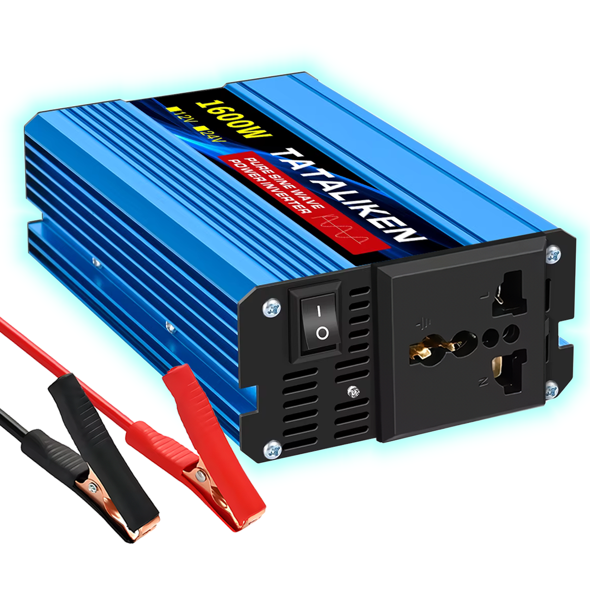 Інвертор Tataliken 500w/1600w 12-220v чистий (правильний) синус pure sine, перетворювач напруги 12 в 220 м