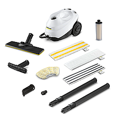 Пароочисник Karcher SC 3 EasyFix Anniversary Edition з насадкою для підлоги і картриджем для видалення накипу