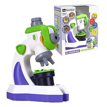 Мікроскоп дитячий (диски зі слайдшоу, інструменти, аксесуари) 2306