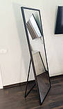 Дзеркало підлогове в повний зріст на ніжці в металевій рамі Facet 7005 60*170 см, фото 2