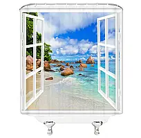 3D Шторка для ванної кімнати 150*180