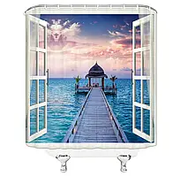 3D Шторка для ванної кімнати 150*180