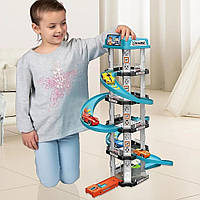 Дитяча гоночна траса-парковка, 62 деталі, Childrens Rail Car MH2003 / Іграшковий трек-парковка для дітей