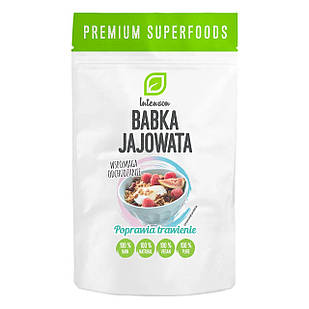 Intenson Psyllium husk лушпиння насіння подорожника, для поліпшення роботи кишечника, 150 г. До 04/2026