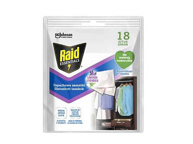 Подушечки від молі Лаванда (18 шт/уп) ТМ RAID FG