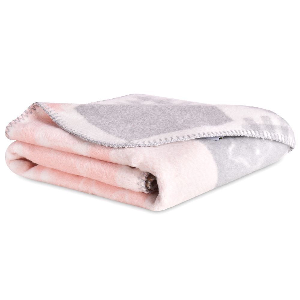 Плед дитячий бавовняний IDEIA Papaella Baby - 90x120 Кошеня рожеве, фото 1