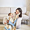 Плед дитячий бавовняний IDEIA Papaella Baby - 90x120 Кошеня блакитне, фото 7