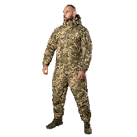 Комплект Camotec Defender 7 level ММ14,камуфляжный утепленный зимний костюм (куртка + штаны) пиксель ВСУ