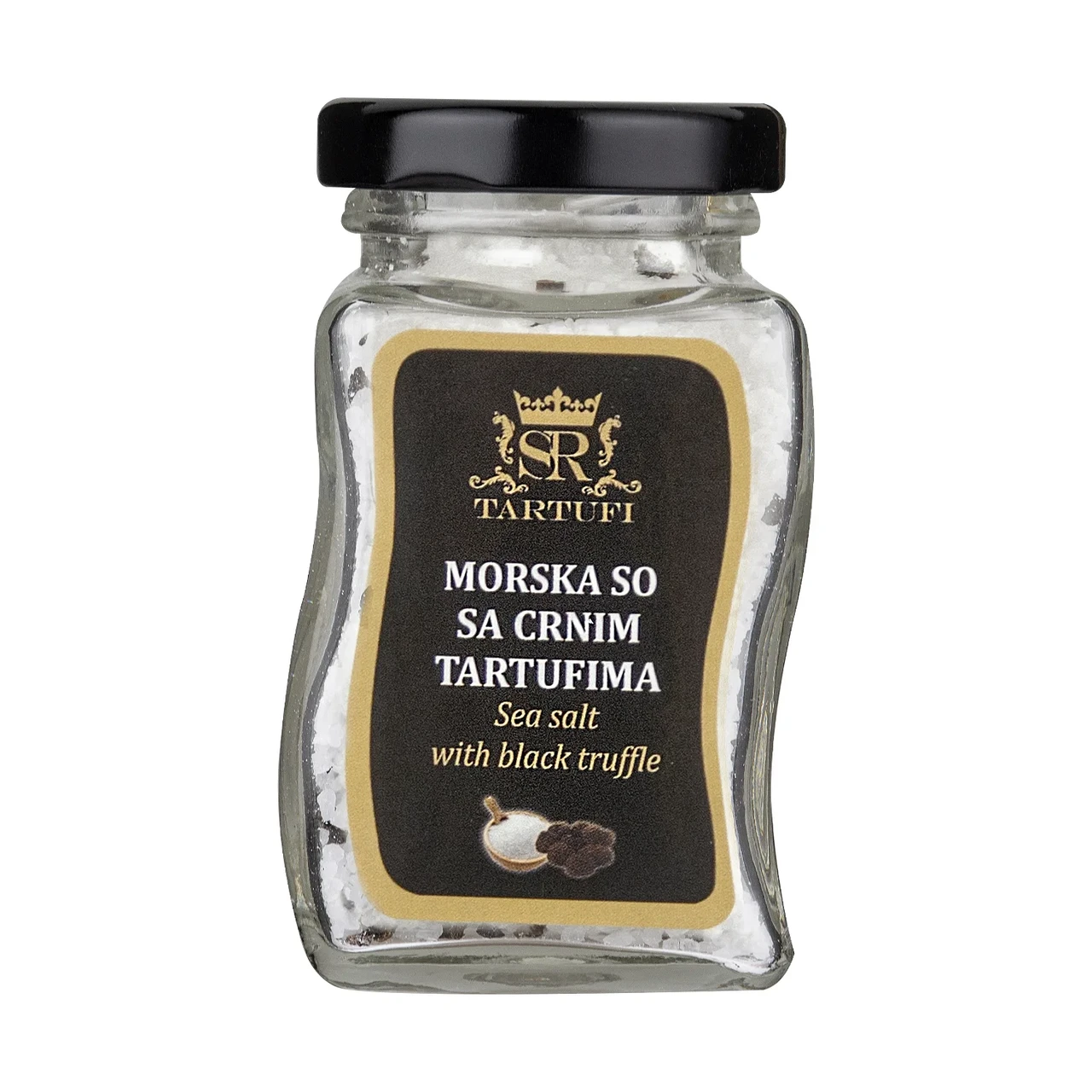 Морська сіль з чорним трюфелем TARTUFI, 125 г