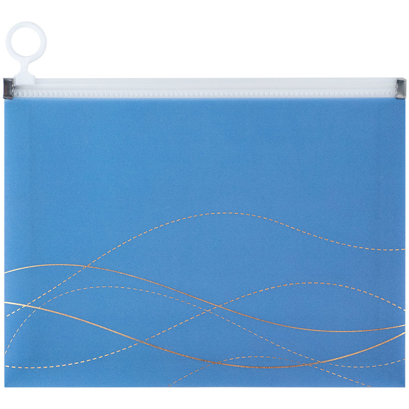 Папка "Axent" №1498-41-A Waves-2 А5+ zip-lock,на блиск.(12), фото 1