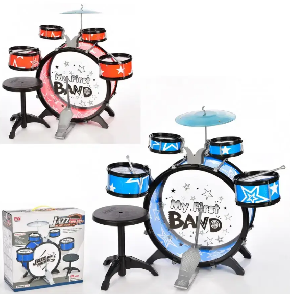 Барабанна установка,4 барабани,в кор-ці,40х40х20см №1919(8), фото 1