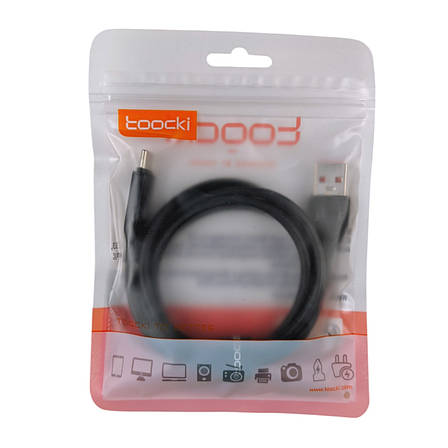 Кабель USB - Type-C TOOCKI TXCT-LR01 100W 1м чорний, фото 1