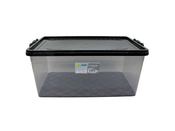 Контейнер пластиковий з кр. 20л чорний ТМ ASUDE PLASTIK FG, фото 1