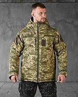 Тактический демисезонный бушлат пиксель Omni-Heat демисезонная куртка