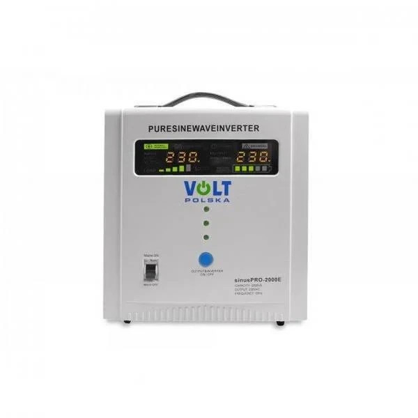 Комплект резервного (безперебійного) живлення ДБЖ VOLT POLSKA SINUS PRO 2000E 12V + Акумулятор AGM Vpro 150Ah для будинку
