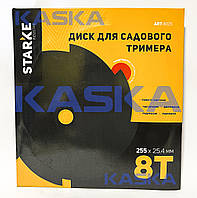 Диск STARKE 8025 255mm*25.4*8T ЧОРНИЙ для садового тримера (бензокоси) без твердосплавих напайок
