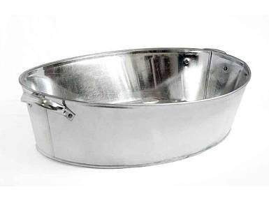 Таз оцинкований 27л ТМ МЕТИД FG