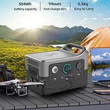 Портативна зарядна станція 3E E7 (504 Втч, 140000 мАг, LED освітлення), фото 7