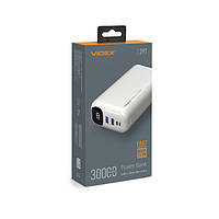 Повербанк Power Bank 30000mAh VIDEX VPB-297 22.5W White