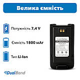 Акумуляторна батарея для рації Baofeng UV-9R (T57) 1800 мА·год, фото 2