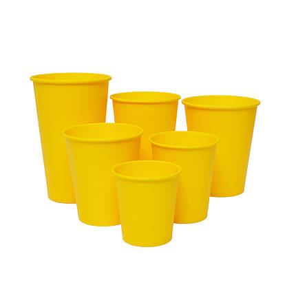 Стакан одношаровий “Yellow” 175мл (50шт.), 56уп./ящ. (кр-71), фото 4