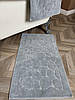 Набір килимків бавовняних для ванної 60x100 50x60 см Tropikhome Stone Grey, фото 7