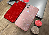 Чохол для iPhone XR - Marble Мармур, Червоний (Full Case), фото 3
