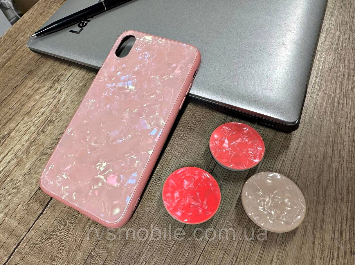 Чохол для iPhone XR - Marble Мармур, Рожевий (Full Case)