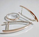 Срібний набір з золотими накладками, фото 3