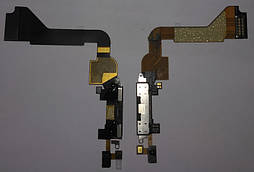 Шлейф заряджання iPhone 4 чорний