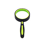 Універсальна лупа 60 мм збільшувальна зі зручною ручкою і кратністю збільшення х10, фото 3