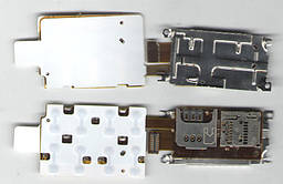 Клавіатурна підкладка Nokia X3-02 з роз'ємом SIM + MMC