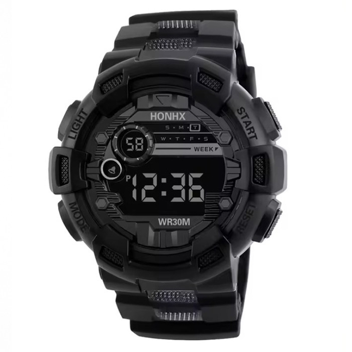 Годинник наручний HONHX 719 Kids Sport Watches LED Digital WR30M, фото 1