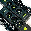 Подовжувач з USB 4 м 3 розетки 3 usb UA Power F43U чорний, фото 6