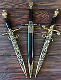 Кортик сувенірний УЗГА, стилет середньовіччя, подарунковий, фото 5