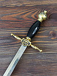 Кортик сувенірний УЗГА, стилет середньовіччя, подарунковий, фото 4