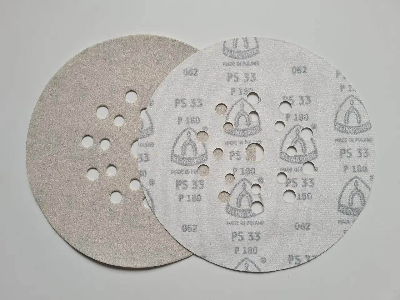 Шліфувальний круг KLINGSPOR PS33 на липучці, GLS55, D225 мм, зерно 180