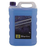 Зимний омивач стекла автомобілів, -30°C, 5 літрів, виробництва STARLINE