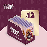 Корм вологий Delickcious для дорослих собак Пластівці з ягнятиною та лісовими ягодами у вершковому соусі 80 г, фото 4