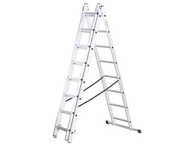 Драбина універсальна алюміній 3х8 Hobby ТМ ALOFT FG
