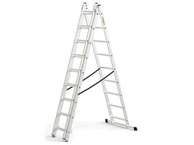 Драбина універсальна алюміній 3х9 Hobby ТМ ALOFT FG