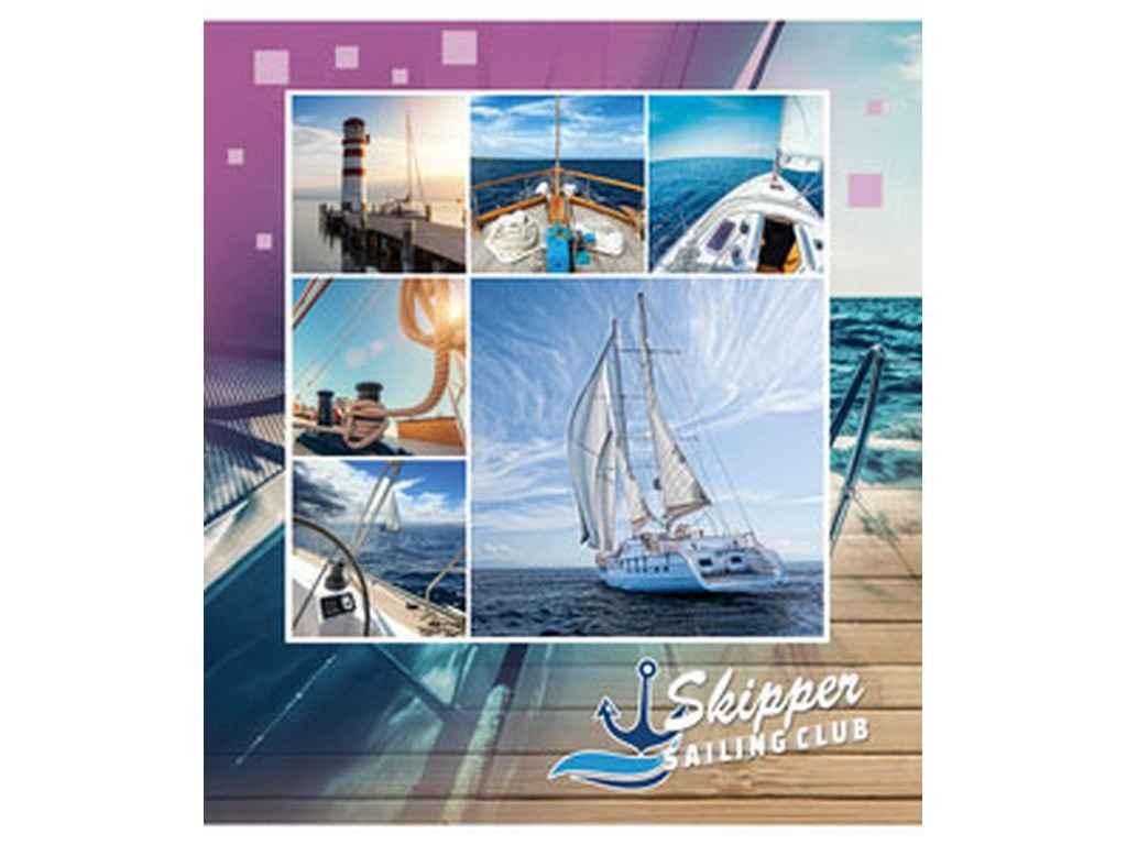 Зошит в клітинку 60арк. 12шт/уп арт.3410к Парусники ТМ МРІЇ ЗБУВАЮТЬСЯ FG