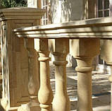 Балясини та перила з каменю піщаника, фото 6