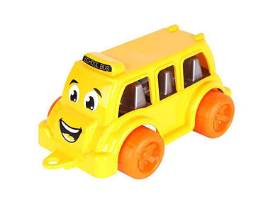 Автобус Максик дитячий пластиковий 26.2х13.5х11.3см жовтий арт.4777 ТМ ТЕХНОК FG
