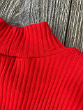 H&M Сукня міді червона в рубчик розмір S, фото 5